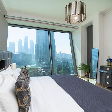 Prestige Living 1Br With Full Burj Khalifa View By Auberge Dubai Exterior foto