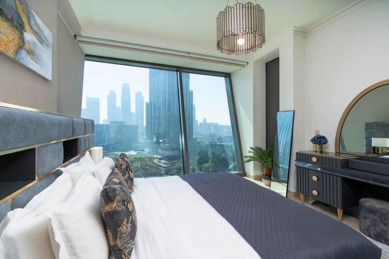 Prestige Living 1Br With Full Burj Khalifa View By Auberge Dubai Exterior foto